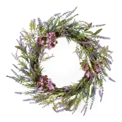 Linden Street 22" Lavender Wreath