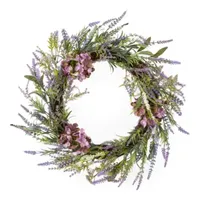 Linden Street 22" Lavender Wreath