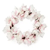 Linden Street 24" Pink Floral Wreath