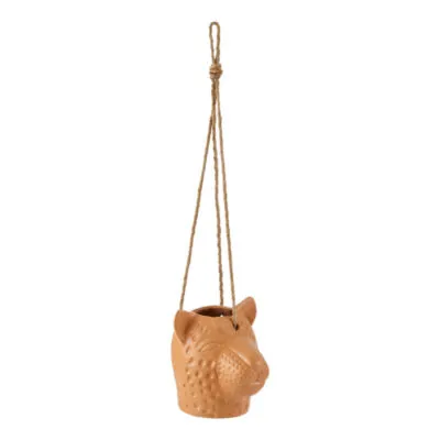 Distant Lands Hanging Leopard Planter