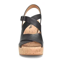 Korks Womens Brigitte Wedge Sandals