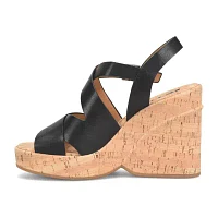 Korks Womens Brigitte Wedge Sandals