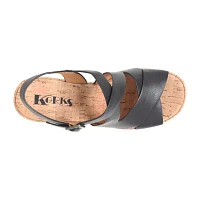 Korks Womens Brigitte Wedge Sandals