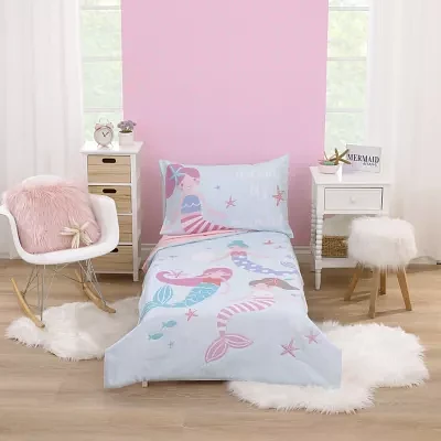 Nojo Mermaid 4-pc. Toddler Bedding Set
