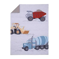 Nojo Construction Truck 4-pc. Toddler Bedding Set