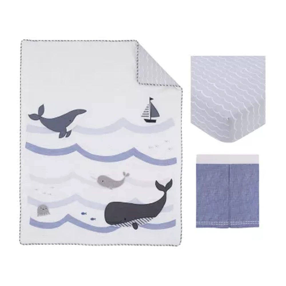 Nojo Marine 3-pc. Crib Bedding Set