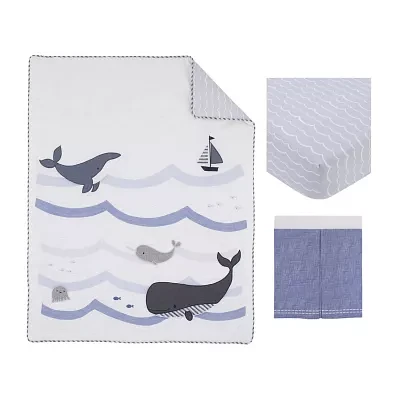 Nojo Marine 3-pc. Crib Bedding Set