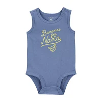 Carter's Baby Boys Round Neck Sleeveless Bodysuit