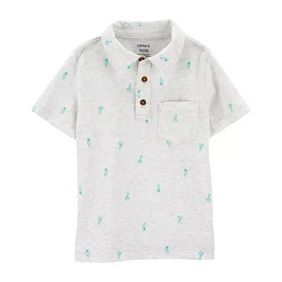 Carter's Toddler Boys Short Sleeve Polo Shirt