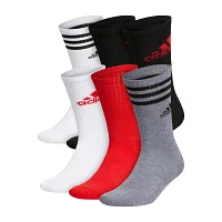 adidas 6 Pair Crew Socks Mens