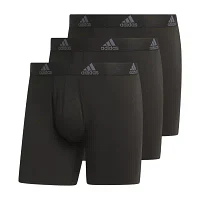 adidas Stretch Cotton Big and Tall Mens 3 Pack Boxer Briefs