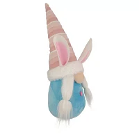 Northlight 13in Blue And Pink Girl Bunny Easter Gnome