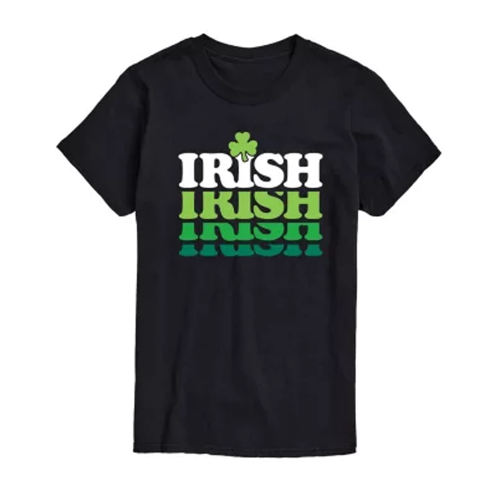 Mens Short Sleeve St. Patrick's Day Graphic T-Shirt