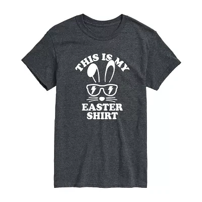 Mens Short Sleeve Easter Graphic T-Shirt