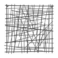 Cheungs Abstract Pewter Finished Square Metal Wall Art