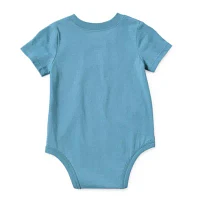 Okie Dokie Baby Boys Crew Neck Short Sleeve Bodysuit