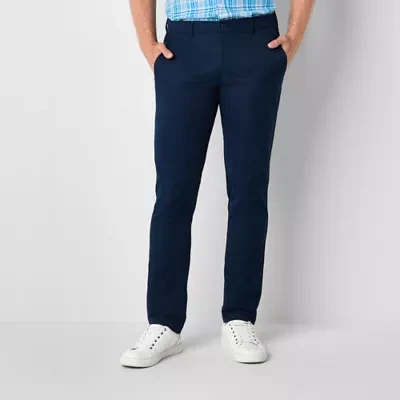 St. John's Bay Performance Mens Slim Fit Flat Front Pant