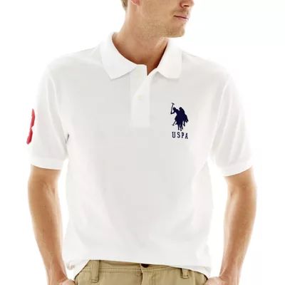 U.S. Polo Assn. Short-Sleeve Big Pony Pique Shirt