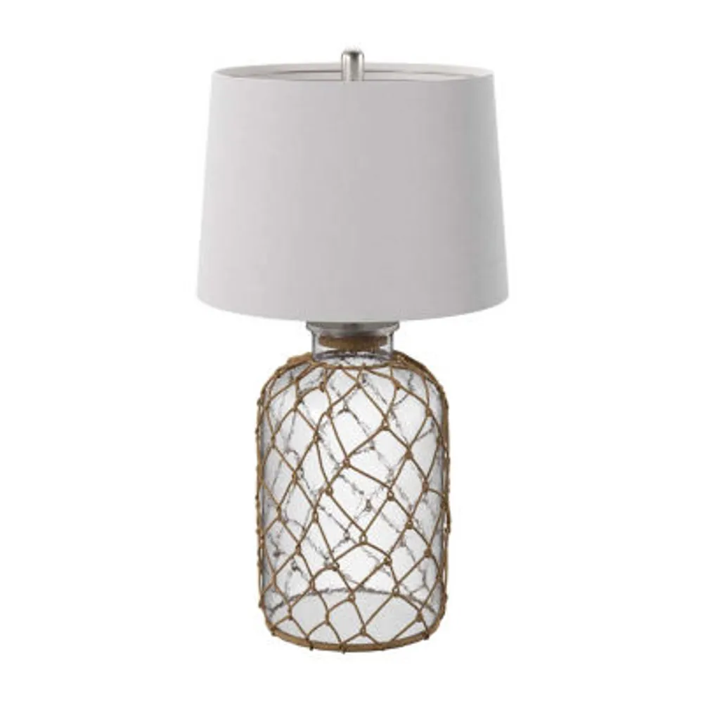 Stylecraft Roped Coastal Seeded Table Lamp