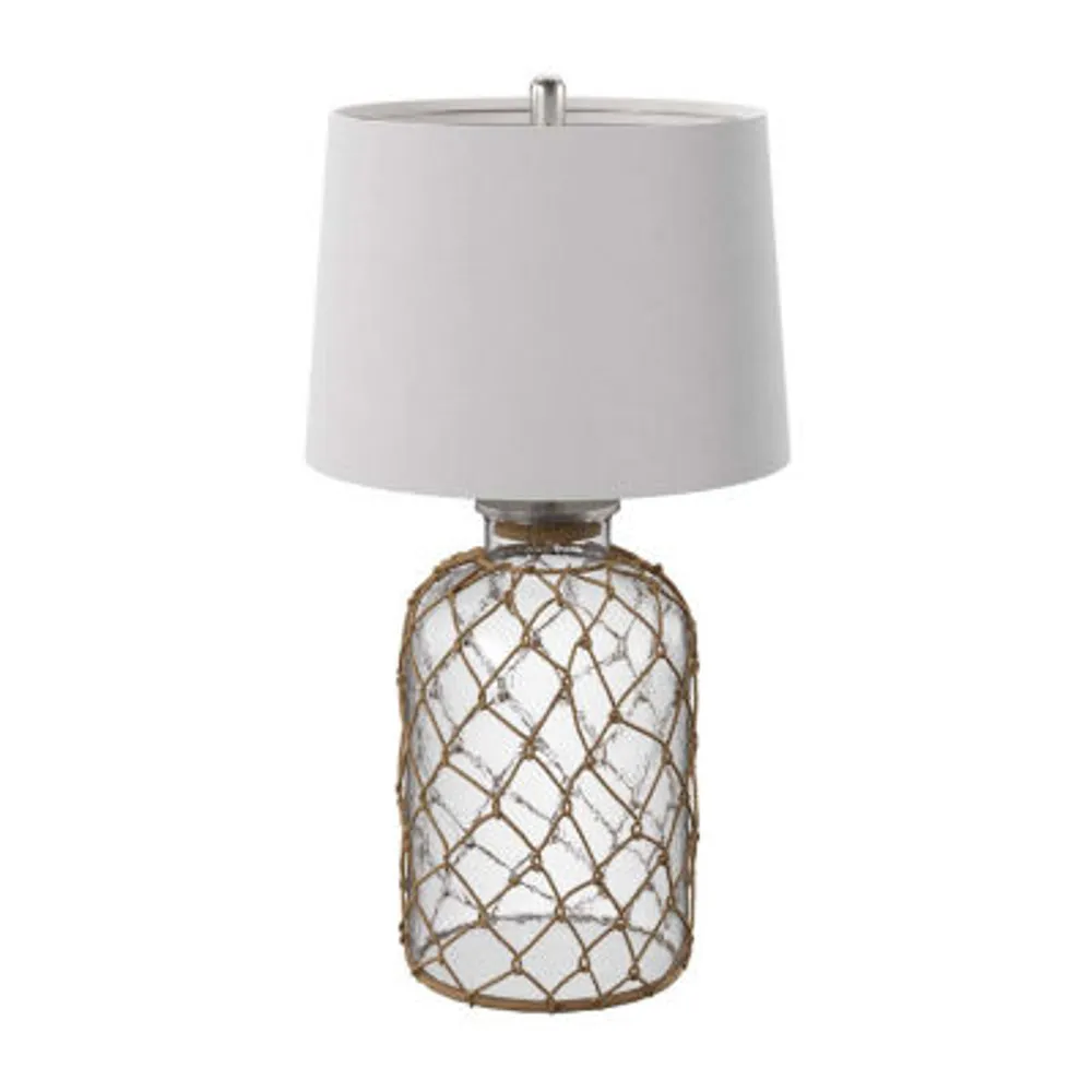 Stylecraft Roped Coastal Seeded Table Lamp