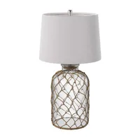 Stylecraft Roped Coastal Seeded Table Lamp