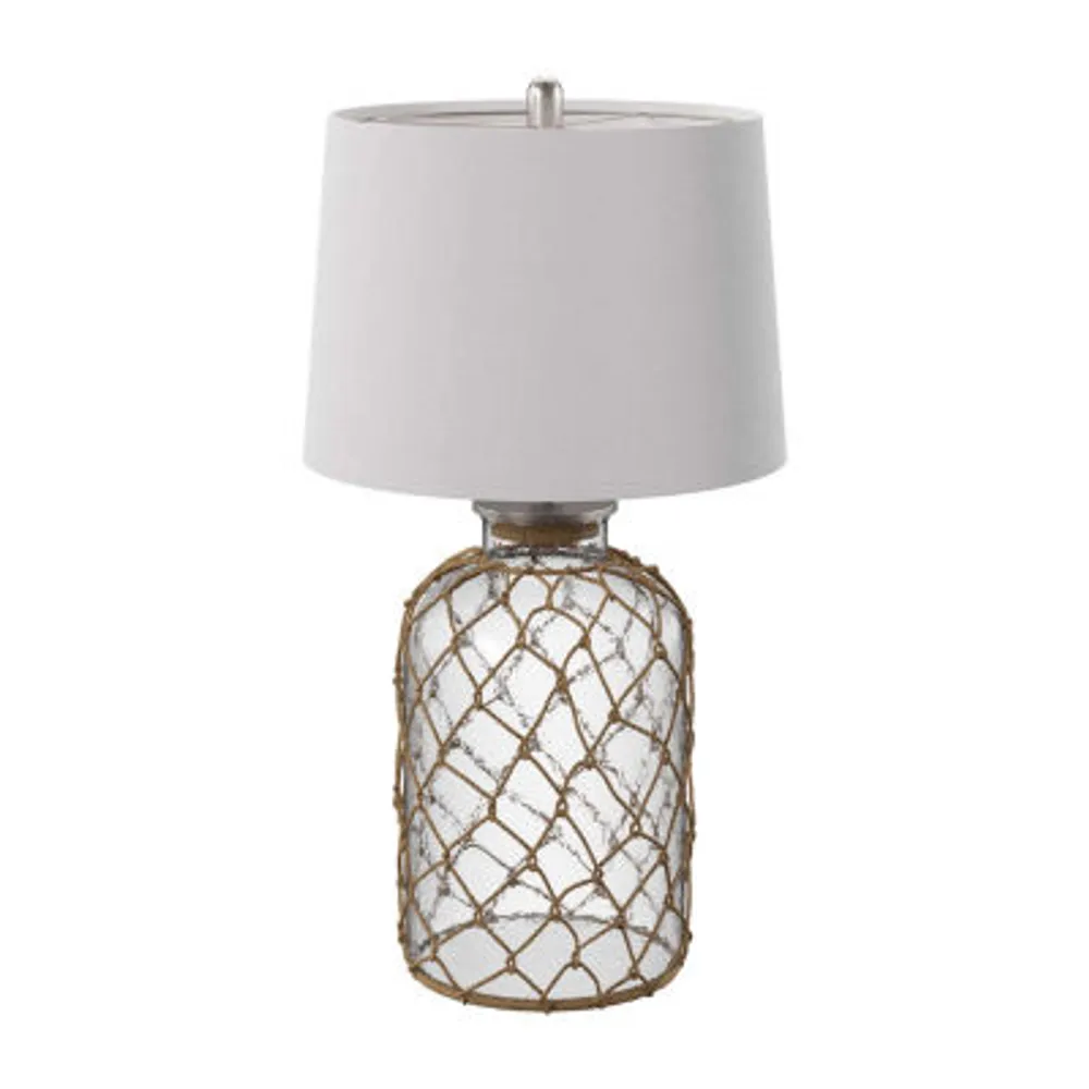 Stylecraft Roped Coastal Seeded Table Lamp