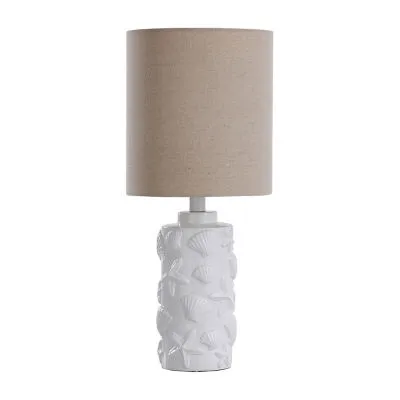 Stylecraft Seashell Motif 9 W White Table Lamp