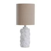 Stylecraft Seashell Motif 9 W White Table Lamp