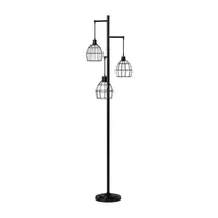 Stylecraft Three Cage Shade Floor Lamp