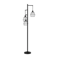 Stylecraft Three Cage Shade Floor Lamp