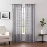Mercantile Tenly Sheer Rod Pocket Set of 2 Curtain Panel