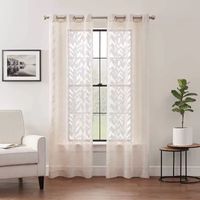 Mercantile Kota Clip Sheer Grommet Top Set of 2 Curtain Panel