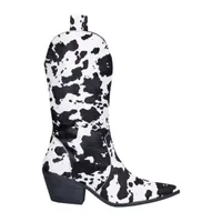 Dingo Womens Live A Little Block Heel Cowboy Boots