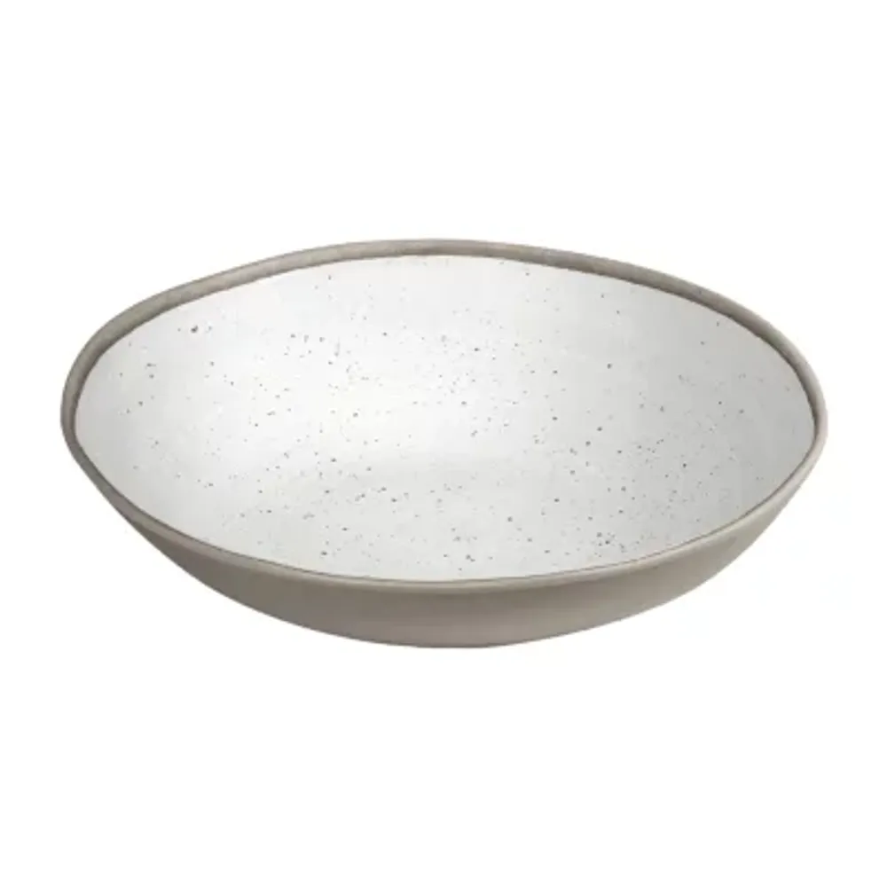 Tarhong Retreat Pottery Bamboo Serving Bowl