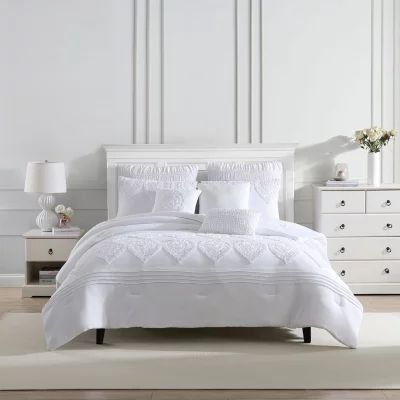 Marie Claire Valeria 8-pc. Midweight Embroidered Comforter Set
