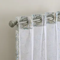 Waverly Flying Carpet Sheer Grommet Top Single Curtain Panel