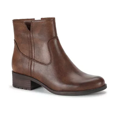 Frye and Co. Womens Estreley Stacked Heel Booties