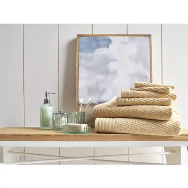 Linden Street Performance Antimicrobial Treated Stripe Bath Towel