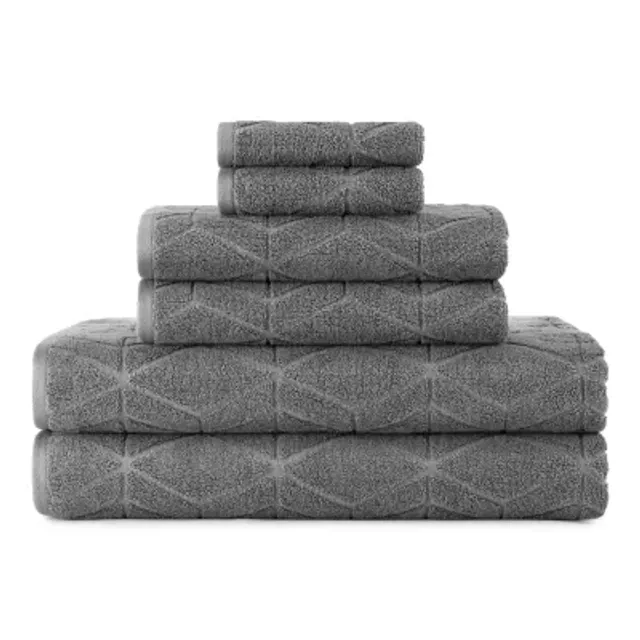 Fieldcrest Luxury Egyptian Cotton Loops Sculpted Bath Towel, Color: Navy  Blue - JCPenney