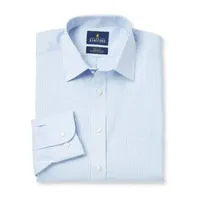 Stafford Smart Tech Mens Regular Fit Stretch Fabric Wrinkle Free Long Sleeve Dress Shirt