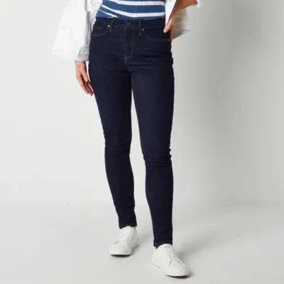 a.n.a Womens High Rise Curvy Fit Skinny Fit Jean