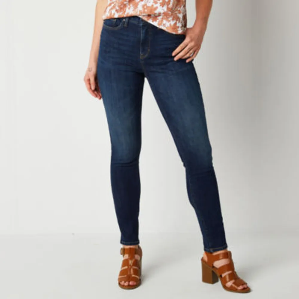 a.n.a Womens High Rise Curvy Fit Skinny Jean