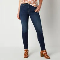 a.n.a Womens High Rise Curvy Fit Skinny Jean