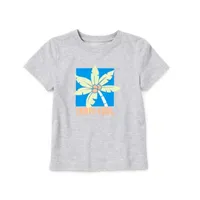 Okie Dokie Toddler & Little Boys Crew Neck Short Sleeve Graphic T-Shirt