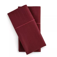 Liz Claiborne 600TC Cotton Sateen Dobby Stripe Wrinkle Free Sheet Set