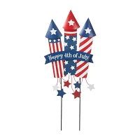 Glitzhome Firecracker 4th of July Yard Art