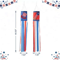 Glitzhome Hat Firecracker Windsocks 4th of July Yard Art