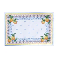 Elrene Home Fashions Capri Lemon 4-pc. Placemat