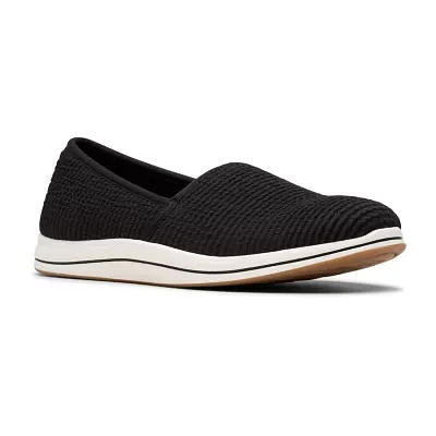 Clarks Womens Breeze Stretch Slip-On Shoe