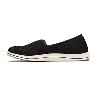 Clarks Womens Breeze Stretch Slip-On Shoe